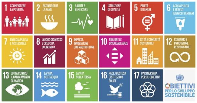 Obiettivi Agenda 2030